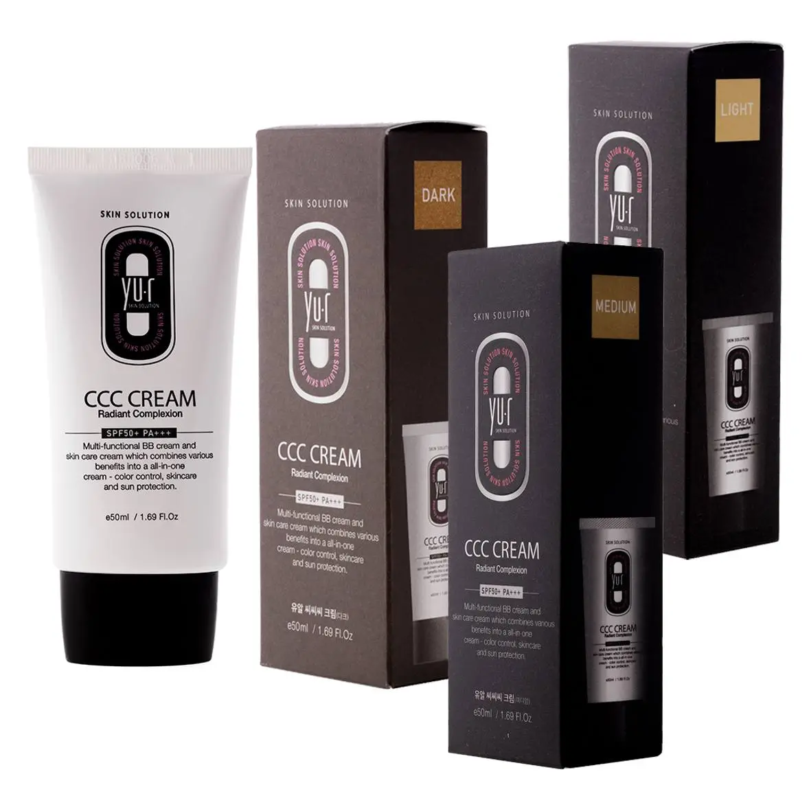 Коригувальний CCC-крем SPF 50+ PA+++ YU.R CCC Cream 50 мл (MEDIUM)